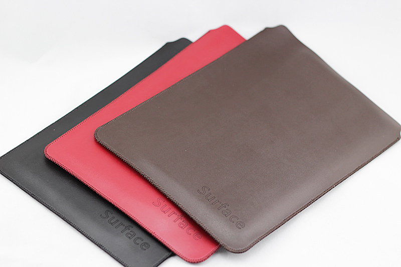 New models Special custom sizes Microsoft Tablet Surface RT 2 leather protective sleeves computer bags inside