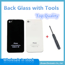 Hot High Quality Mobile Phone Back Housing for iPhone4 4s Black White Battery Door Wholesale Back