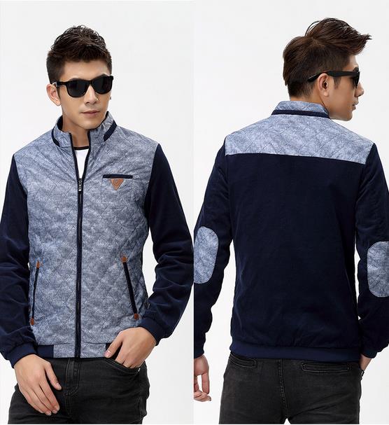 2014 new fashion men jacket collar Slim winter Men and coats casual Jacket jaquetas casaco masculino