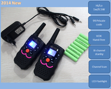 2014 cute 2pc pack Twin walkie talkie radios kitty cat portable mobile radio interphone PMR FRS