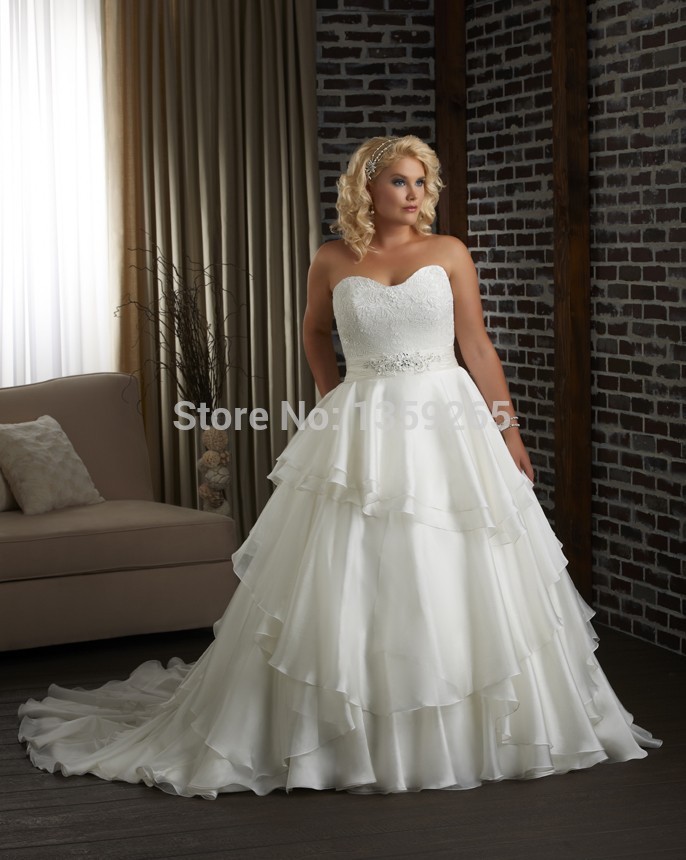 Wedding dress fat bride