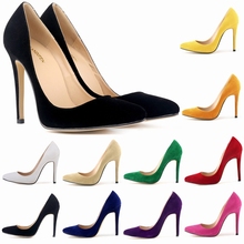 WOMEN SHOES FAUX VELVE HIGH HEEL POINTED CORSET STYLE WORK PUMPS COURT SHOES US4-11