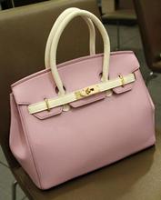 free shipping hot sale woman tote bag 30cm 35cm gold silver lock female leather handbag famous