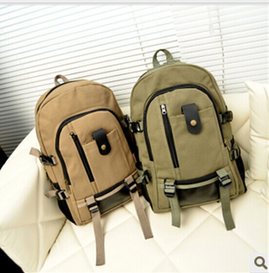 2014a new waterproof outdoor backpack real men and women canvas shoulder bag mountaineering backpack street leisure
