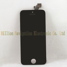 Free Shipping B quality 5G Mobile Phone Parts For phone 5 5G LCD black and white color  With Touch Screen