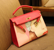 2014 new Star with retro handbag women messenger bags desigual bolsas femininas channel bag clutch shoulder