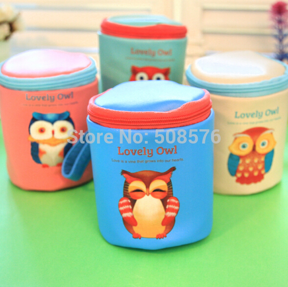 Korea Style Sweet Bow Design Zipper Cosmetic Bag 5 Color Make Up
