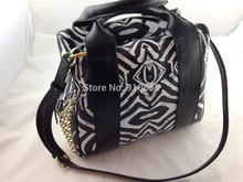 2014 new arriving fashion mc Zebra and mm leather ladies cm handbag shoulder bag