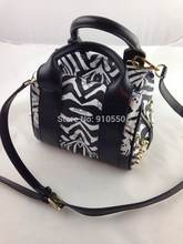 2014 new arriving fashion mc Zebra and mm leather ladies cm handbag shoulder bag