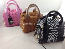 2014 new arriving fashion mc Zebra and mm leather ladies cm handbag shoulder bag
