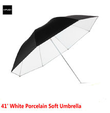 HPUSN Photo Studio Lighting speedlite White Porcelain Soft Reflector Umbrella for Camera SLR 