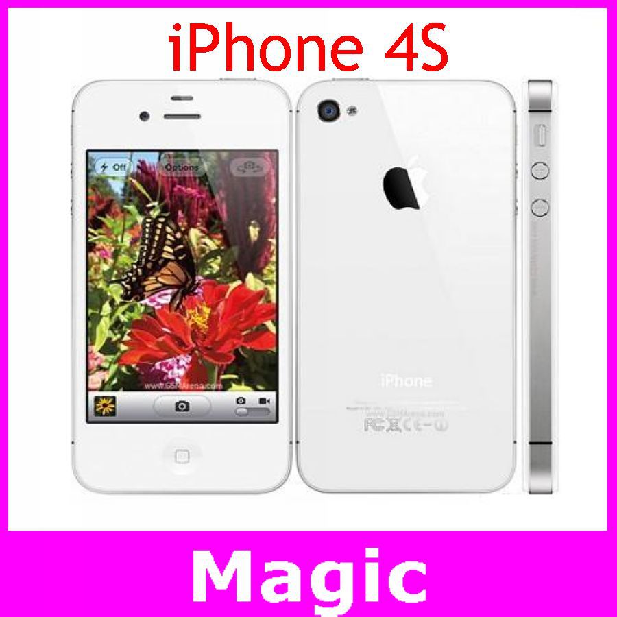 Iphone 4S Original 4S GPS WIFI 3 5 Screen 16GB 32GB 64GB storage Dual Core Phone