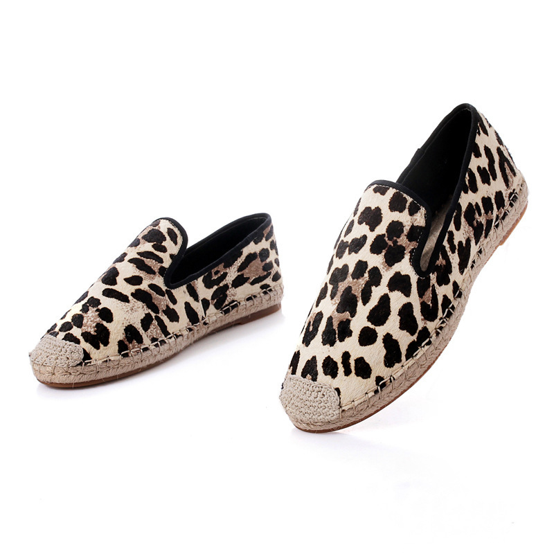 2014 autumn winter newly korean style sexy leopard print women loafers sapatilhas femininos flat shoes A351