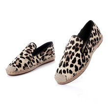 2014 autumn winter newly korean style sexy leopard print women loafers sapatilhas femininos flat shoes A351