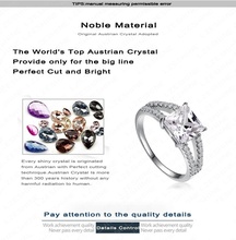 High Quality Ring Real 18K Gold Platinum Plated Micro Pave Clear AAA Swiss Cubic Zircon Fashionable