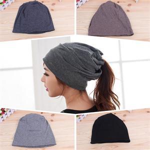 New Design 2014 Fashion Casual Lady Beret Beanie Warm Winter Cotton Hat Cap for Women 5Colors