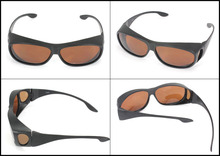 Panlees Free Shipping With Case Polarized Lens Over Glasses Fitover Sunglasses Brand Designer Men Fishing Glasses