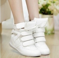 Genuine Leather Boots fashionable Sneakers Shoes Isabel Marant Leather Boots Height Increasing Sneakers size34 -42 More Styles