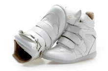 Genuine Leather Boots fashionable Sneakers Shoes Isabel Marant Leather Boots Height Increasing Sneakers size34 42 More