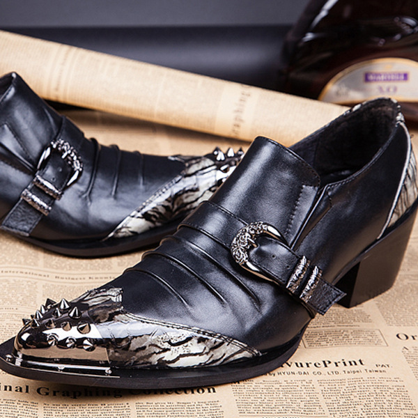 Hot Red Genuine Leather Embroidery Wedding Shoes For Men Brand Big
