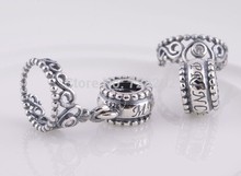 925 Sterling Silver Screw Princess Tiara Pendant Dangle Charm Beads Fit pandora Style Jewelry Bracelets Snake Chain