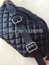 Asidun New Winter trailer series Sheepskin women waist bag famous brand women travel bag 