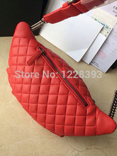 Asidun New Winter trailer series Sheepskin women waist bag famous brand women travel bag 