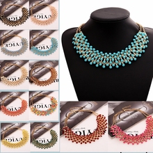 2014 new good women Z design fashion chain necklace bib collar choker Necklaces & Pendants luxury statement jewelry women NL3327