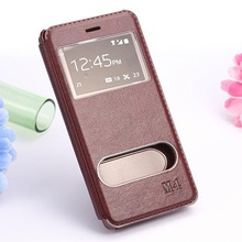 New Cell phones Cases Leather Cover for xiaomi4 mi4 m4 xiaomi 4 Miui 4 High Quality Phone Bag with Flip Stand mi 4 case