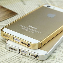 Free Shipping 0.7 mm ultra SLIM thin luxury cool mobile phone aluminum metal bumper frame for iphone 5 5s 5g Promotion