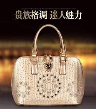 HOT SALE 2014 New Europe Shell Pack brand women s handbag Dinner Bag diamond handbags wholesale