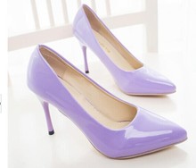 New wave of women s fashion trade single toe head shallow mouth thin patent leather female