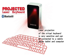 Emergency charger with Virtual Wireless Bluetooth Full-Size Virtual Laser Projection Keyboard for ipad iphone and smartphone