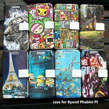 PU leather case for Byond Phablet PI case cover