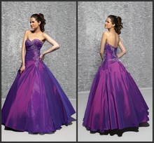2014 New Arrival Demure  V-Neck Off The Shoulder Sleeveless Appliques  Masquerade Ball Dress Quinceanera Dresses