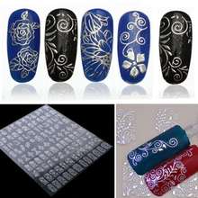 1Pack/108PCS High Quality Adhesive 3D Nail Art Stickers Decals For Nail Tips Decoration Tool Fingernails Decorative Flowers
