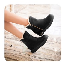 Fashion 2014 Women’s Warm Ankle Boots Thick Warm Fur Lining Winter Snow Boots For Casual Dress Cold Winter Outdoor Shoes