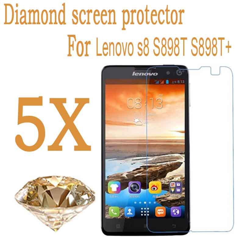 New Arrival High quality Diamond Protective Film Lenovo S8 S898t 5 3 MTK6592 Octa Core Screen