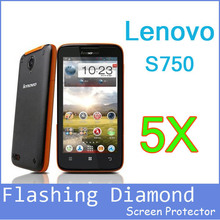 in stock Free shipping original 4.5 Inch lenovo 750 touch screen protector,Diamond film for lenovo S750,with retail package