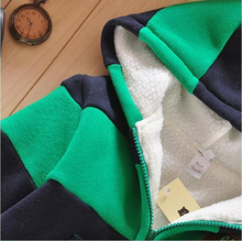 Boys and girls children hoodies suits winter sport suit 2015 plus velvet jackets and pants