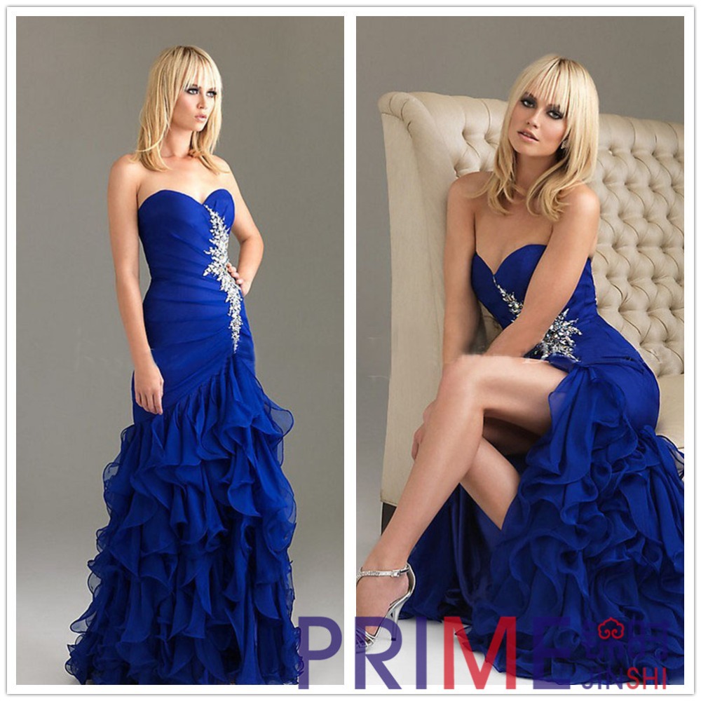 PRIME JS 2014 Latest Elegant Sweetheart Prom Dresses Chiffon Dress ...