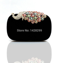 HYSON SHOP Luxury Evening  Bag Clutch Purses Women Fashion Hard Case Party Handbags Evening Bag with Chain No.03316