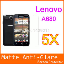 5pcs Cell phone Lenovo A680 Screen Protector Matte Anti Glare Screen Protectors For Lenovo A680 With