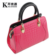 high quality lady luxurious pu handbag lady party bag with 2 shoulders good leather bag lady