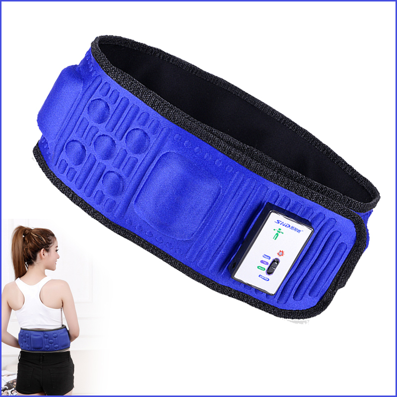 New 5 Motors Vibration Massage Belt Sliming Body Losing Weight Burning Heat