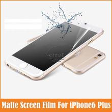 10Pcs/lot Protection Film For iPhone6 + 5.5″ Transparent Matte Anti Glare for Apple iPhone 6 plus Screen Protector Accessories