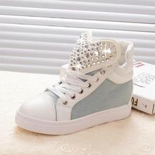 New Fashion Lace Sneakers Platform Sweet Patchwork High top Sport Shoes Canvas Shoes Rhinestone Sneakers Women