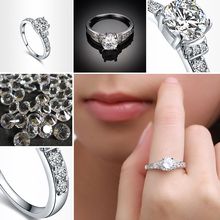 Free shipping hot 2014 new wholesale normal Marriage ring for women girl jewelry gitf ROXR175