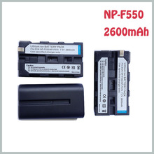 Camcorder Digital Camera 2600mAh NP F550 Camcorder Battery for Sony NP F330 NP F530 NP F570