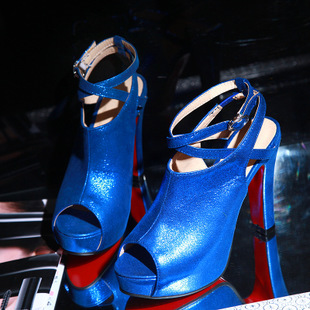 New 2104 Hot Women Pumps Ladies Sexy Pointed Toe High Heels Fashion Buckle Studded Stiletto High